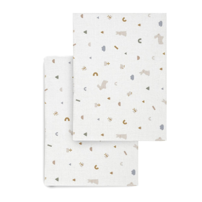 Cambrass Bajera Minicuna Pack 2 Uds. Rabbit