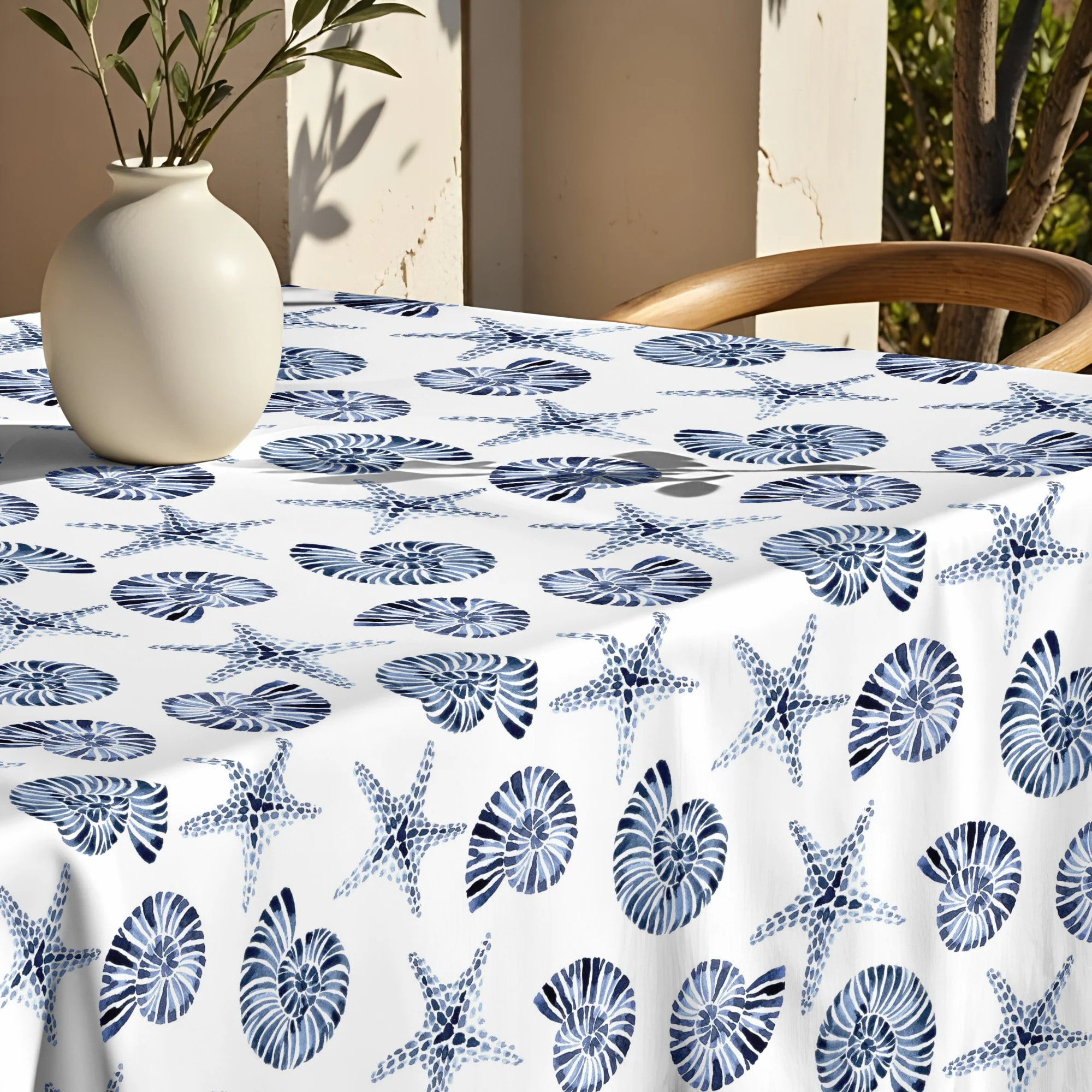 Nappe en tissu 100% coton Concha