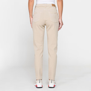 MOM JEANS DONNA MODELLO 5 TASCHE IN BULL DENIM