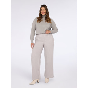 Fiorella Rubino - Pantalones de Pierna Ancha - Beige