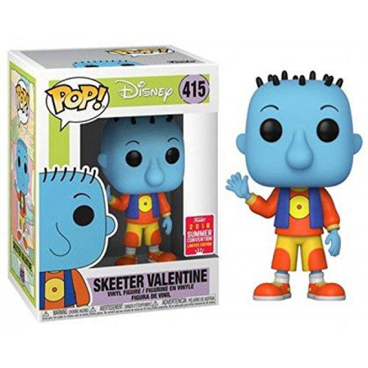 Doug Funko POP Disney Vinile Figura Skeeter Valentine 9 cm SDCC Esclusiva