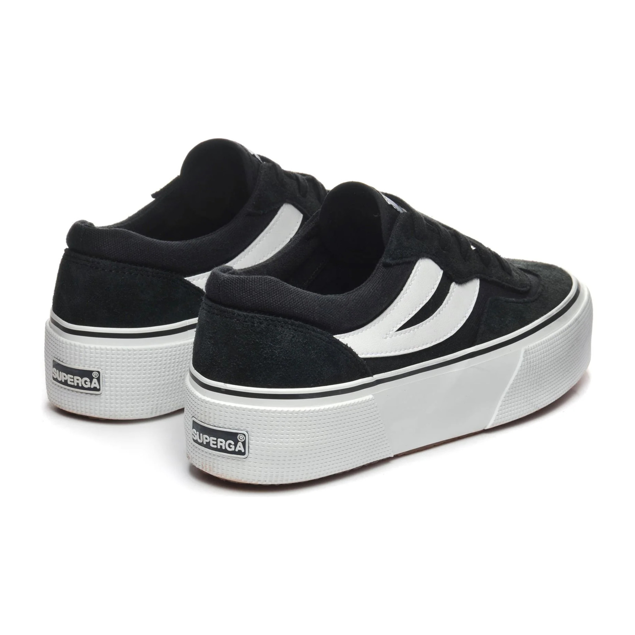Superga - Sneakers Donna Nero - 3041 REVOLLEY COLORBLOCK PLATFORM