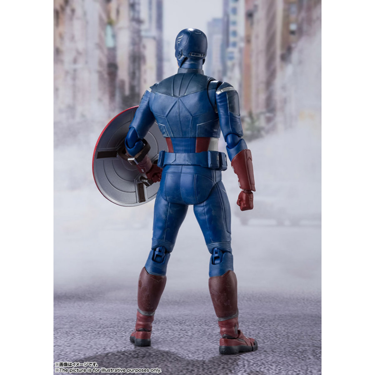 Avengers Assemble Figura Captain America Shf 15 cm Bandai