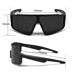 Gafas deportivas inteligentes QY PRO 1. Asistente de voz inteligente, traducción en tiempo real de más de 100 idiomas, control de música/llamadas y lentes UV400.