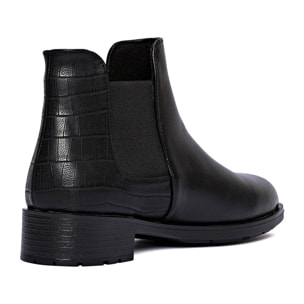 Stivaletto chelsea Donna colore Nero