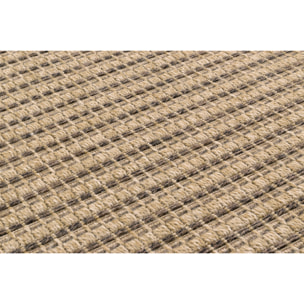 Nature - tapis effet jute marron