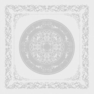 Serviette pur coton motif jacquard blanc Comtesse blanc