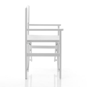 Tomasucci Chaise pliante de réalisateur MILOS Blanc