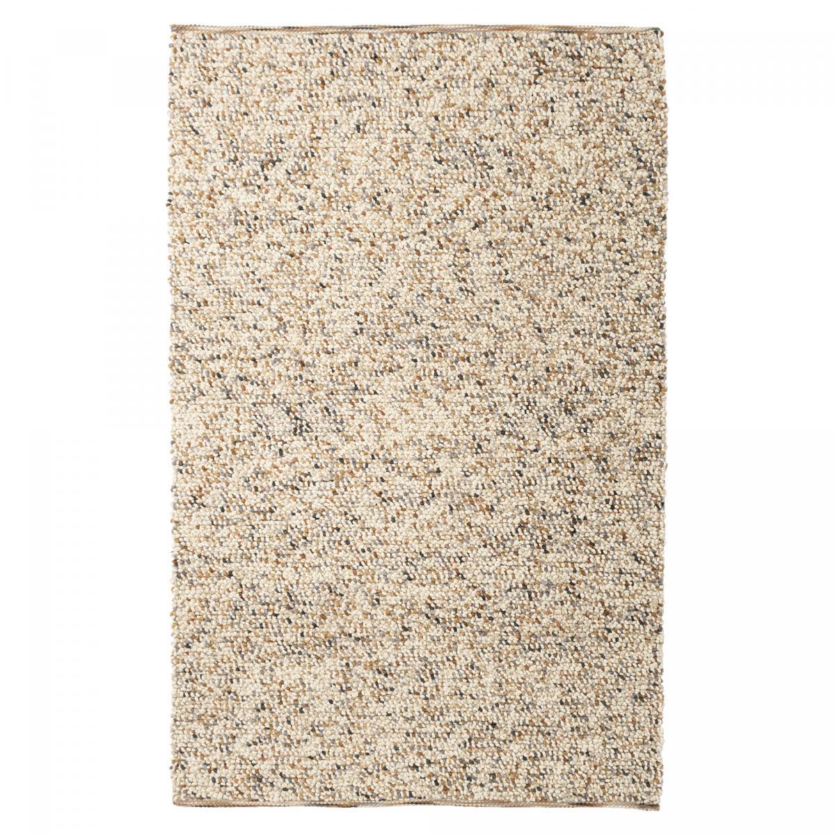 Tapis salon et chambre fait main en laine motif simple BEFI