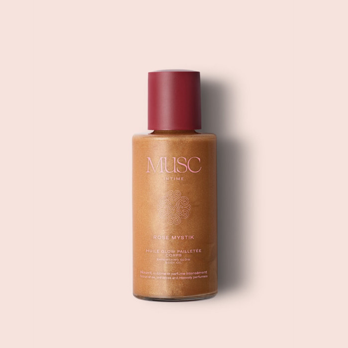 Rose Mystik - Huile Glow Pailletée Corps 100 ml