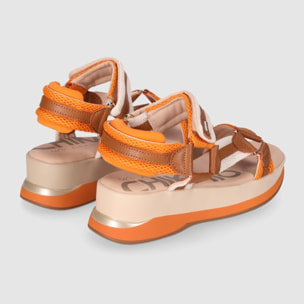 Sandalias de Piel Sintética - Multicolor - Tacón: 5 cm