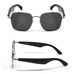 Gafas AI GY-200, traducción automática de +100 idiomas, agente AI, reproducción músical.