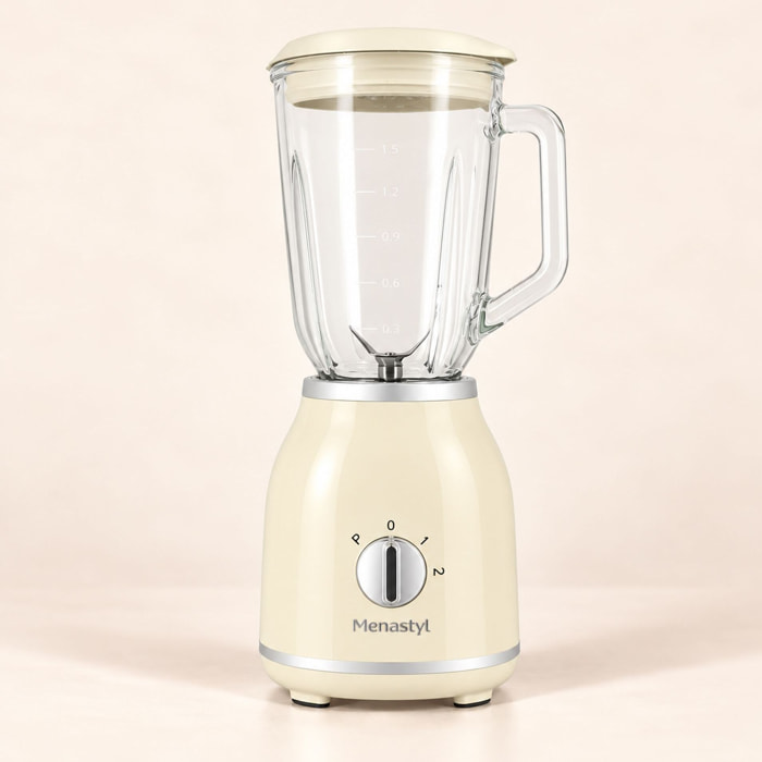 Blender 1,5L crème  RETRO