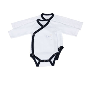 Bodies bébé à manches longues Lot de 2