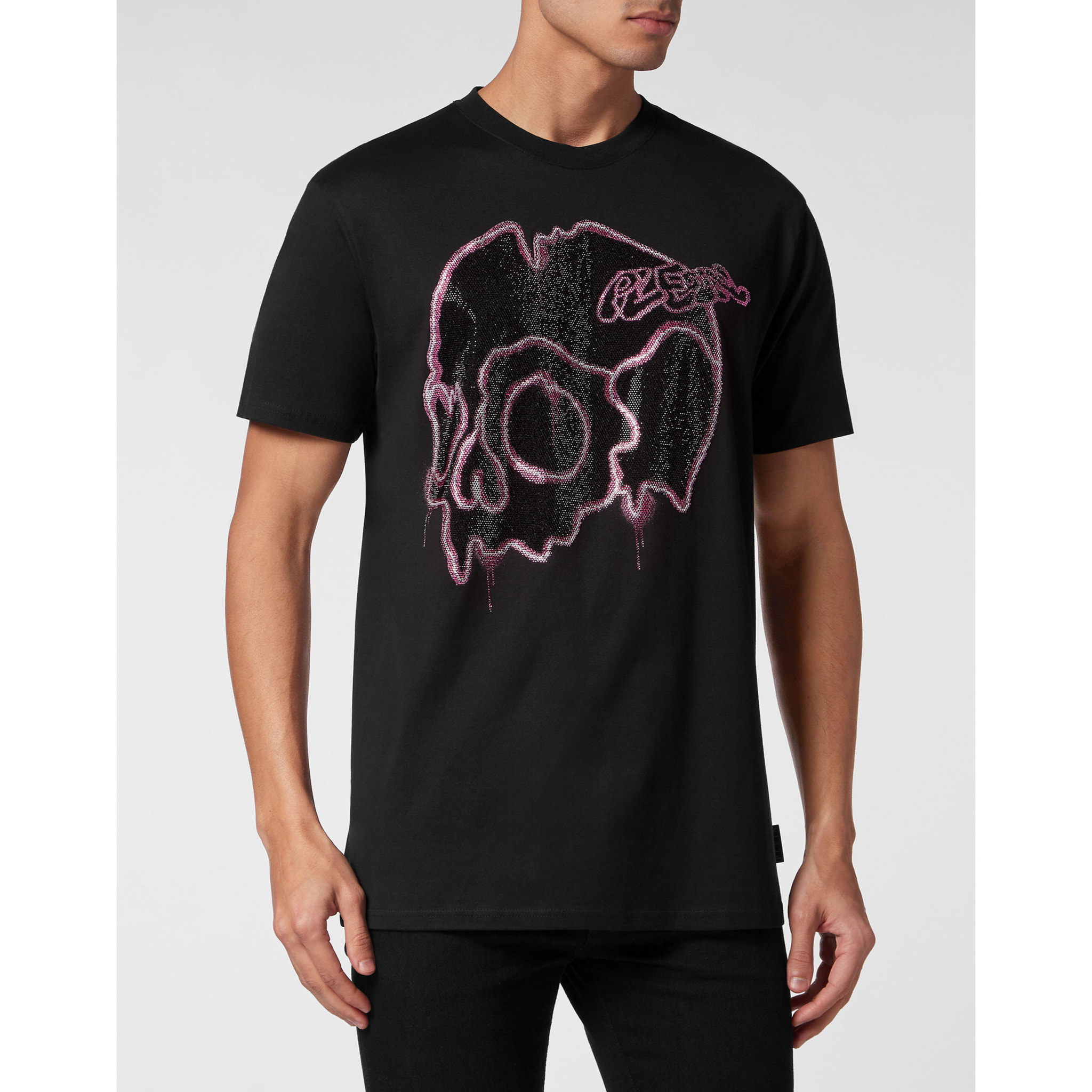 PHILIPP PLEIN Camiseta de cuello redondo SKULL