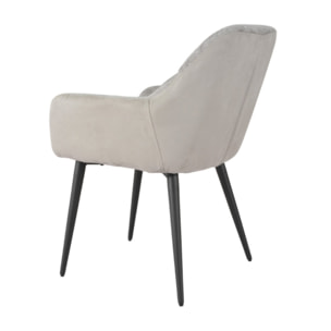 Chaise moelleuse avec accoudoirs - CASTA