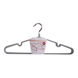 Set 10 grucce Massa in metallo verniciato grigio