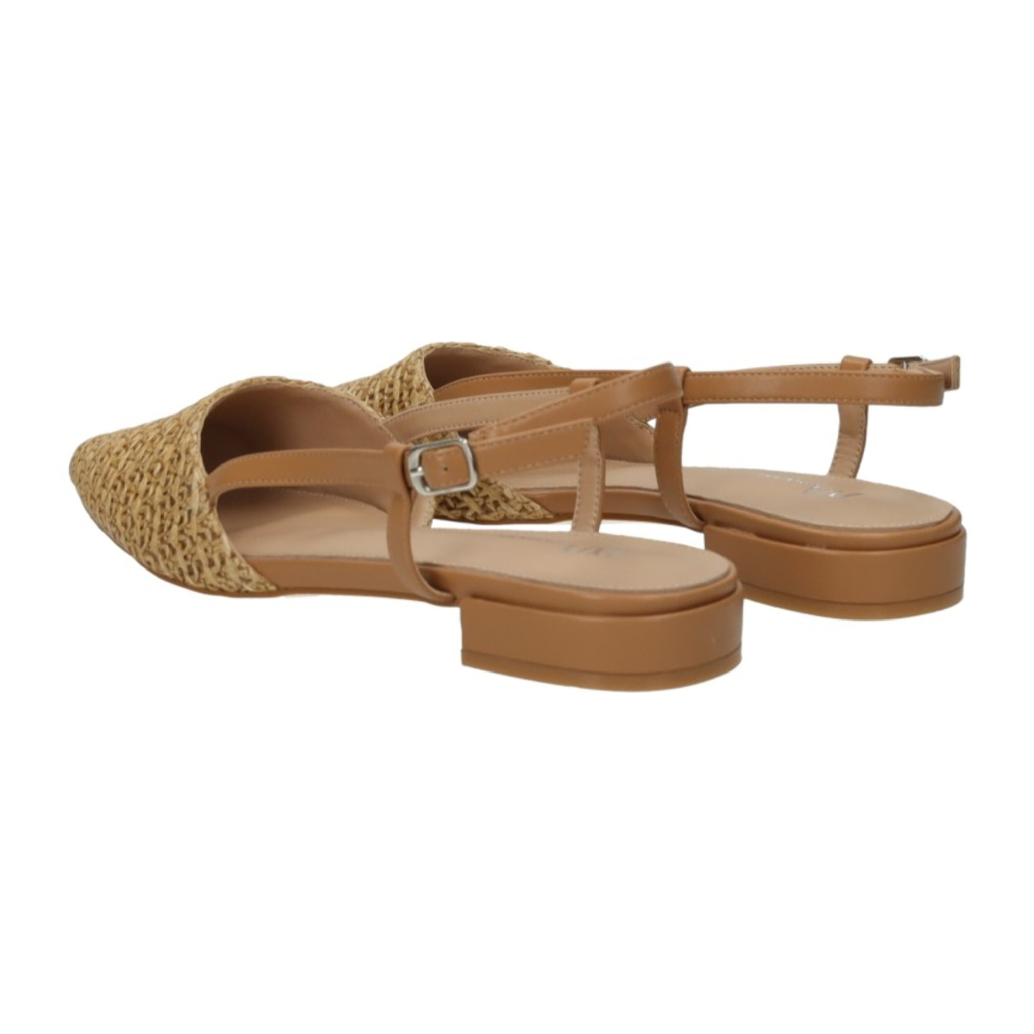 Décolleté sling back Donna Tata Italia Cammello