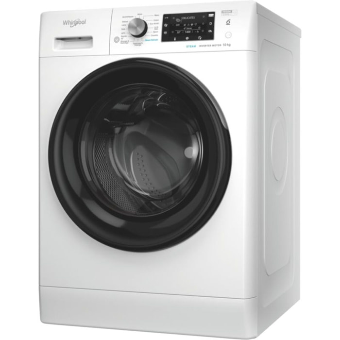Lave linge hublot WHIRLPOOL FFDB10489BVFR - 10 kg - 1400 tr/min - Classe A - Moteur induction