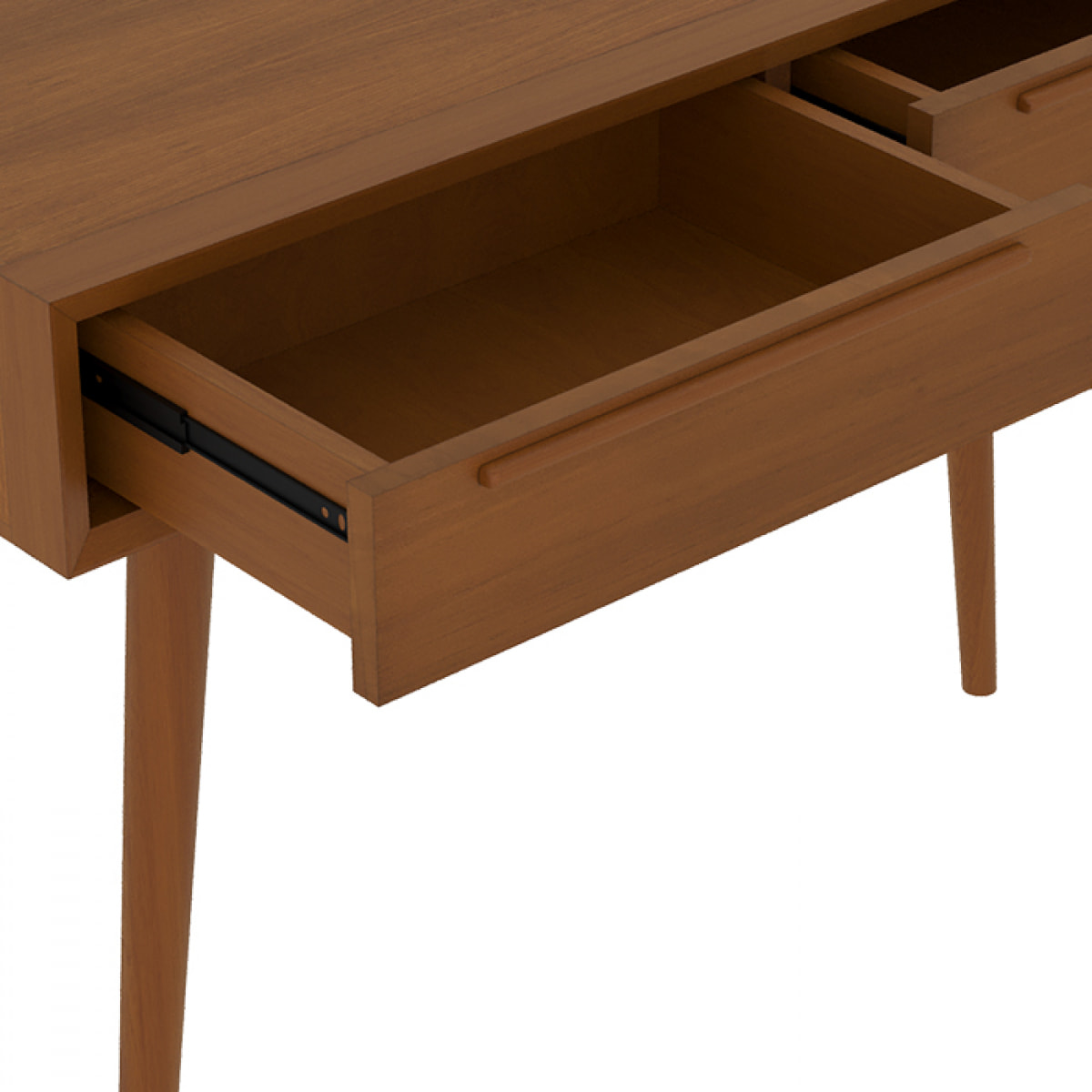 Console 2 tiroirs en teck - Waya