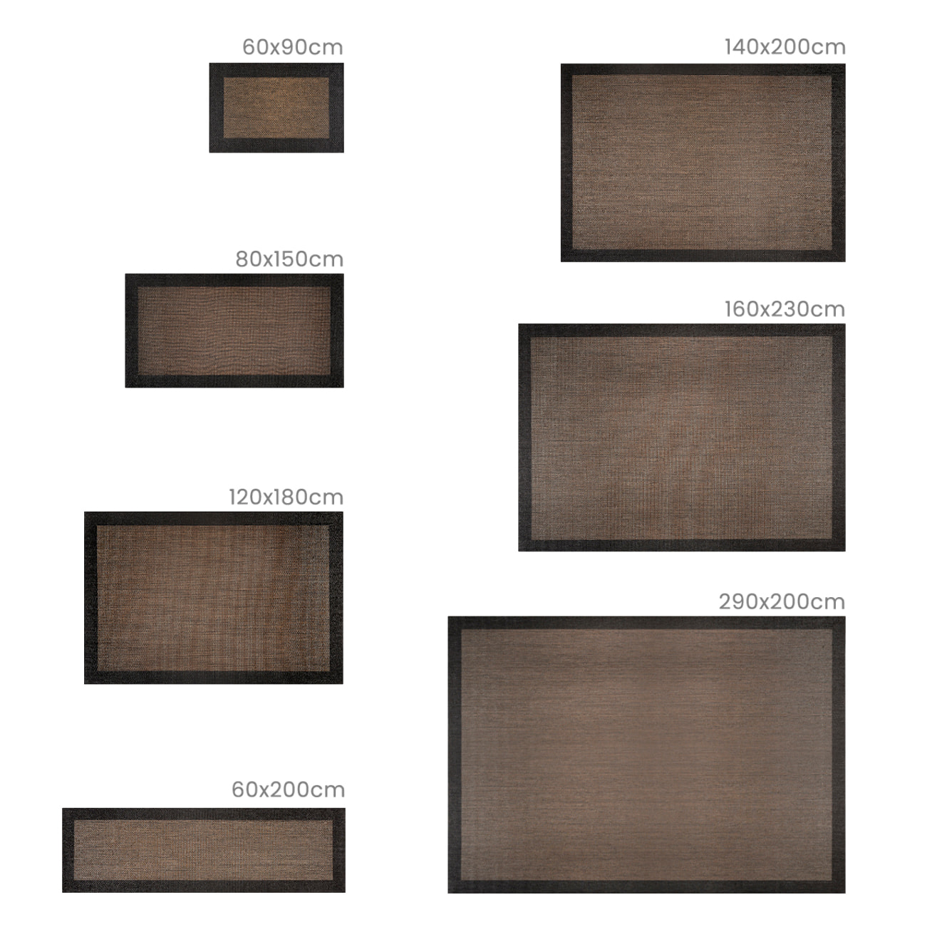 Alfombra LIVING DECO Bronce-Negro