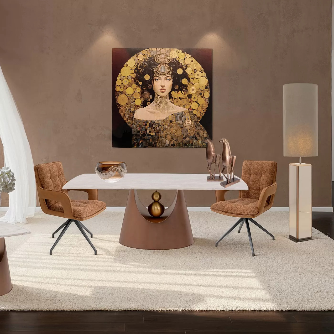 Table Geraldo 200x100cm Kare Design