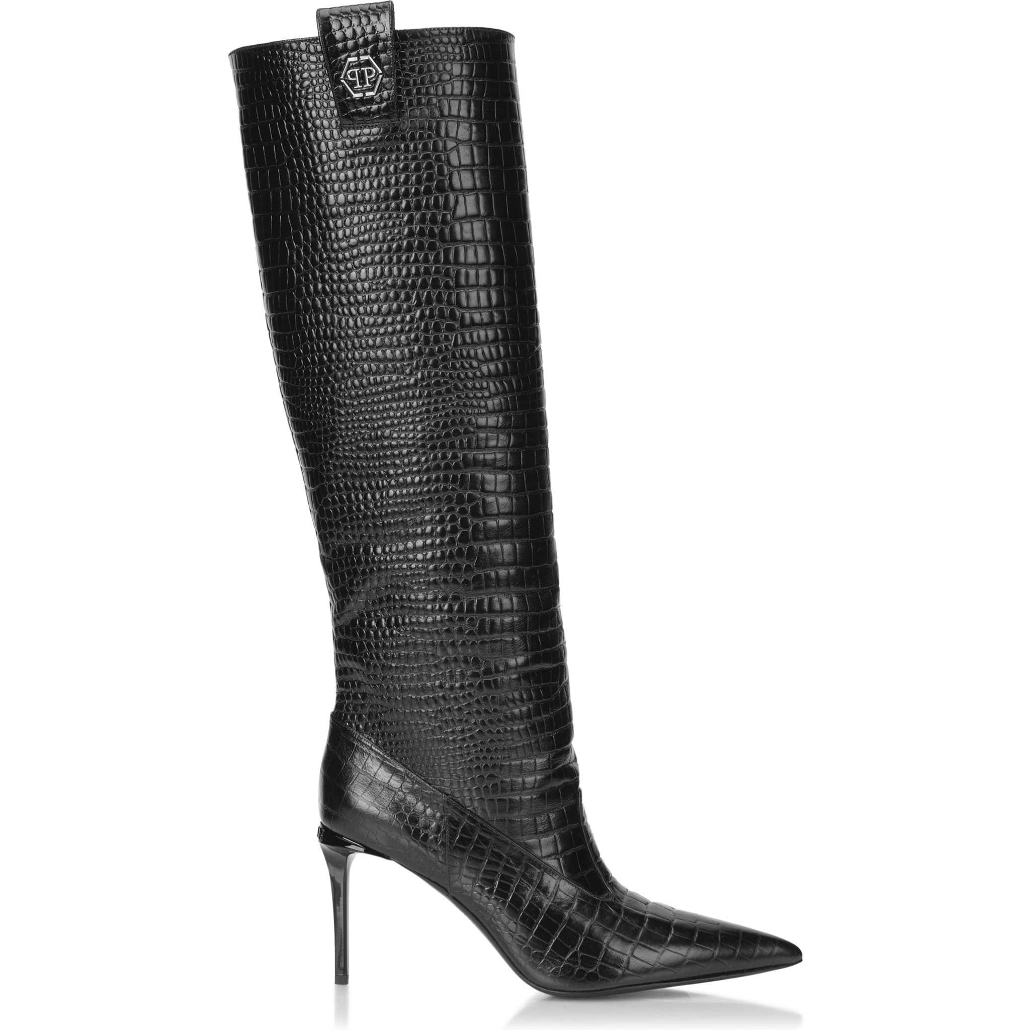 PHILIPP PLEIN Cocco Print High Boots 9