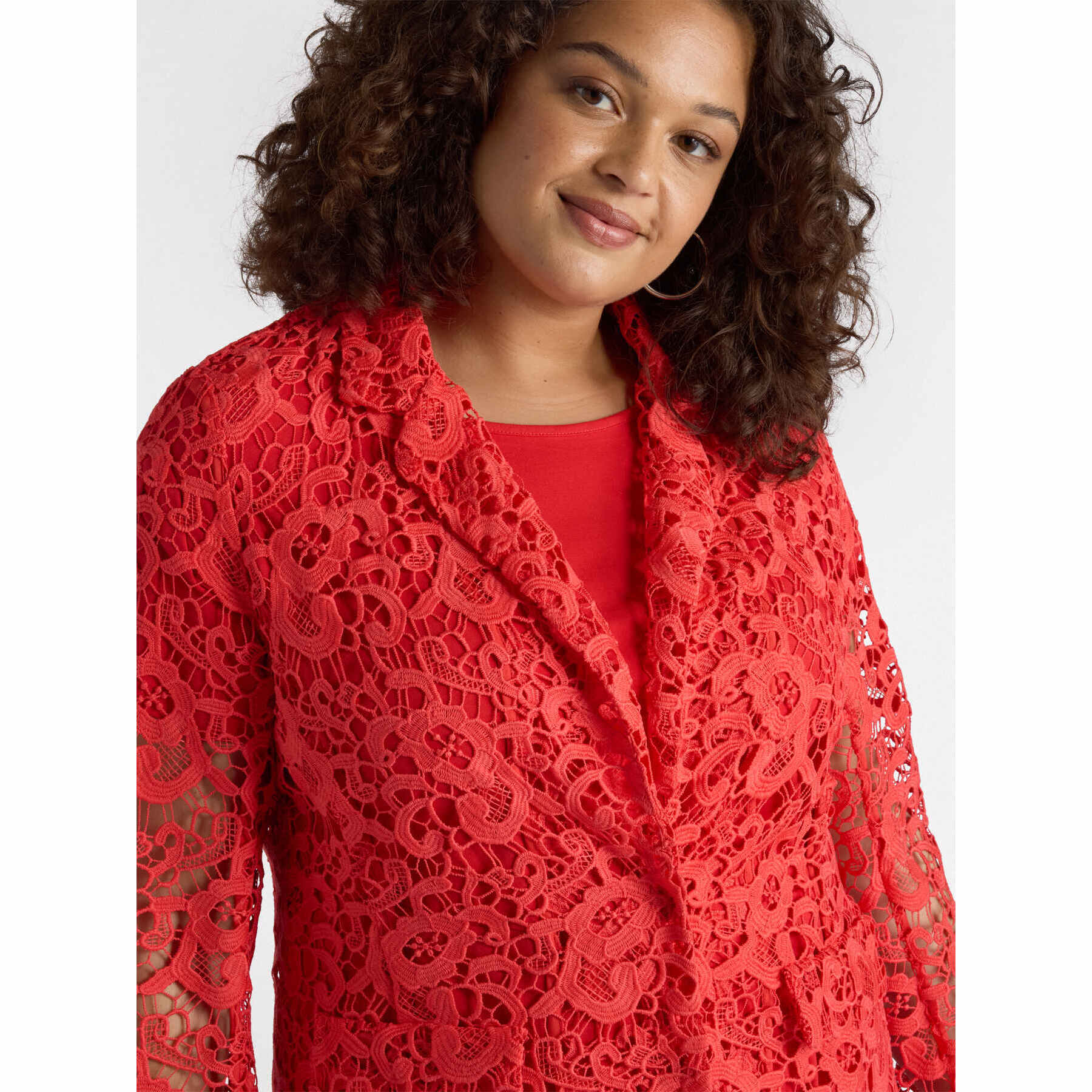 Fiorella Rubino - Blazer in pizzo - Rosso