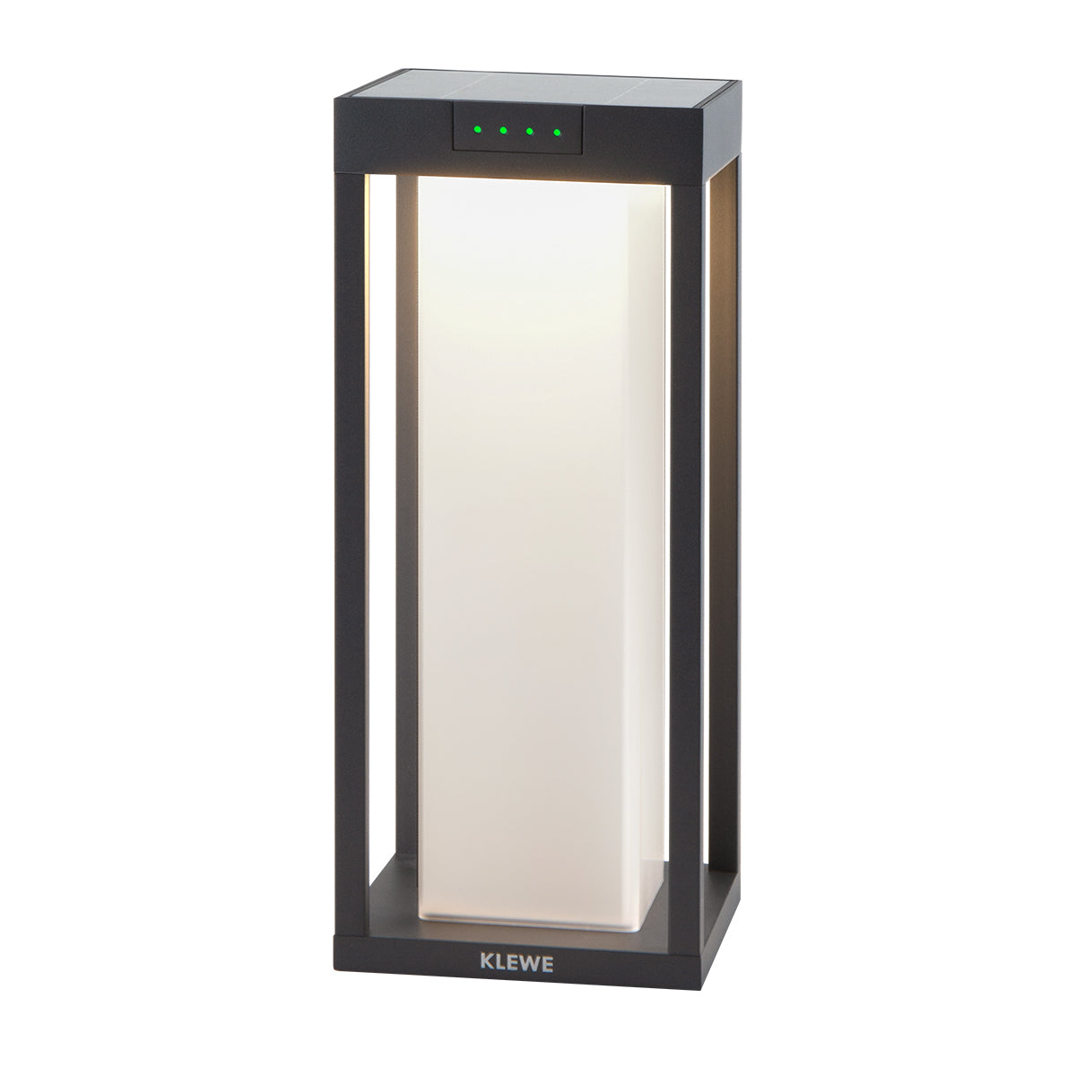 Borne solaire aluminium RADIA MOON H35CM