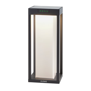 Borne solaire aluminium RADIA MOON H35CM