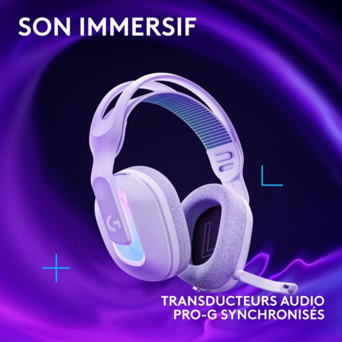Casque gamer LOGITECH G522 LIGHTSPEED Blanc