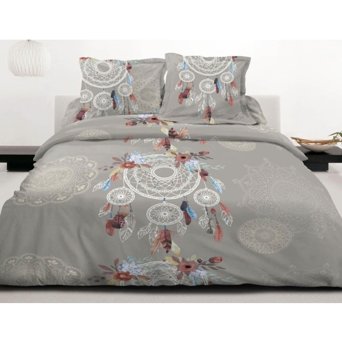 Parure Housse De Couette 3pcs 100% Polyester 55gsm Attreve