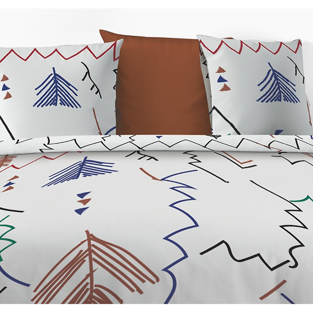 Parure Housse De Couette 3pcs 100% coton 47fils Ryad