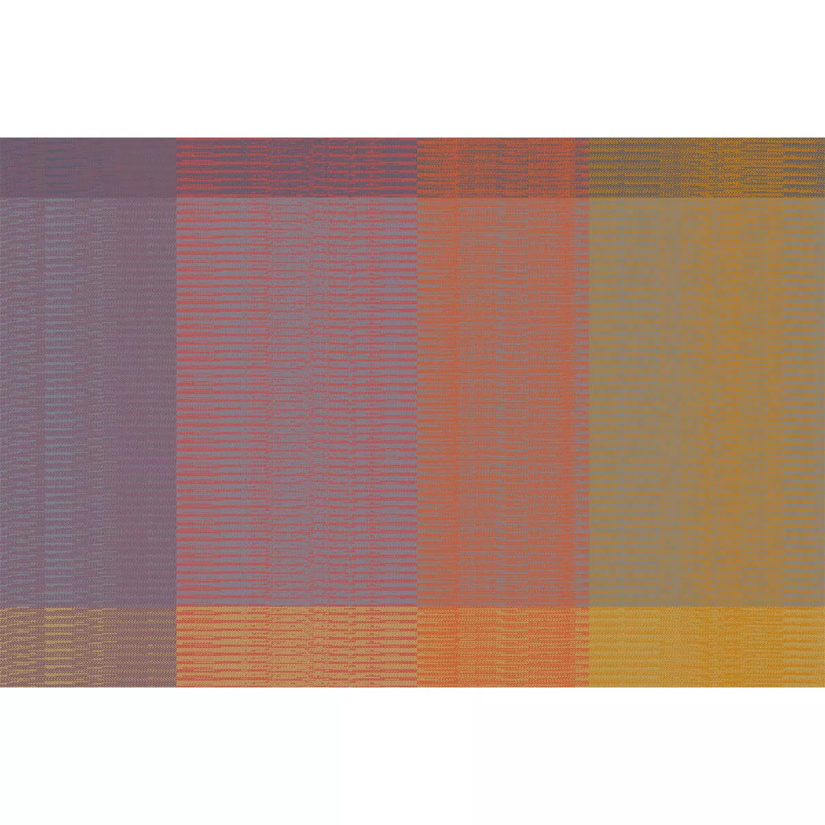 Set pur coton enduit motif jacquard Mille ecossais velvet