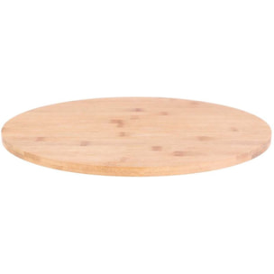 Plateau COOK CONCEPT rond tournant en bambou M12 - 35cm