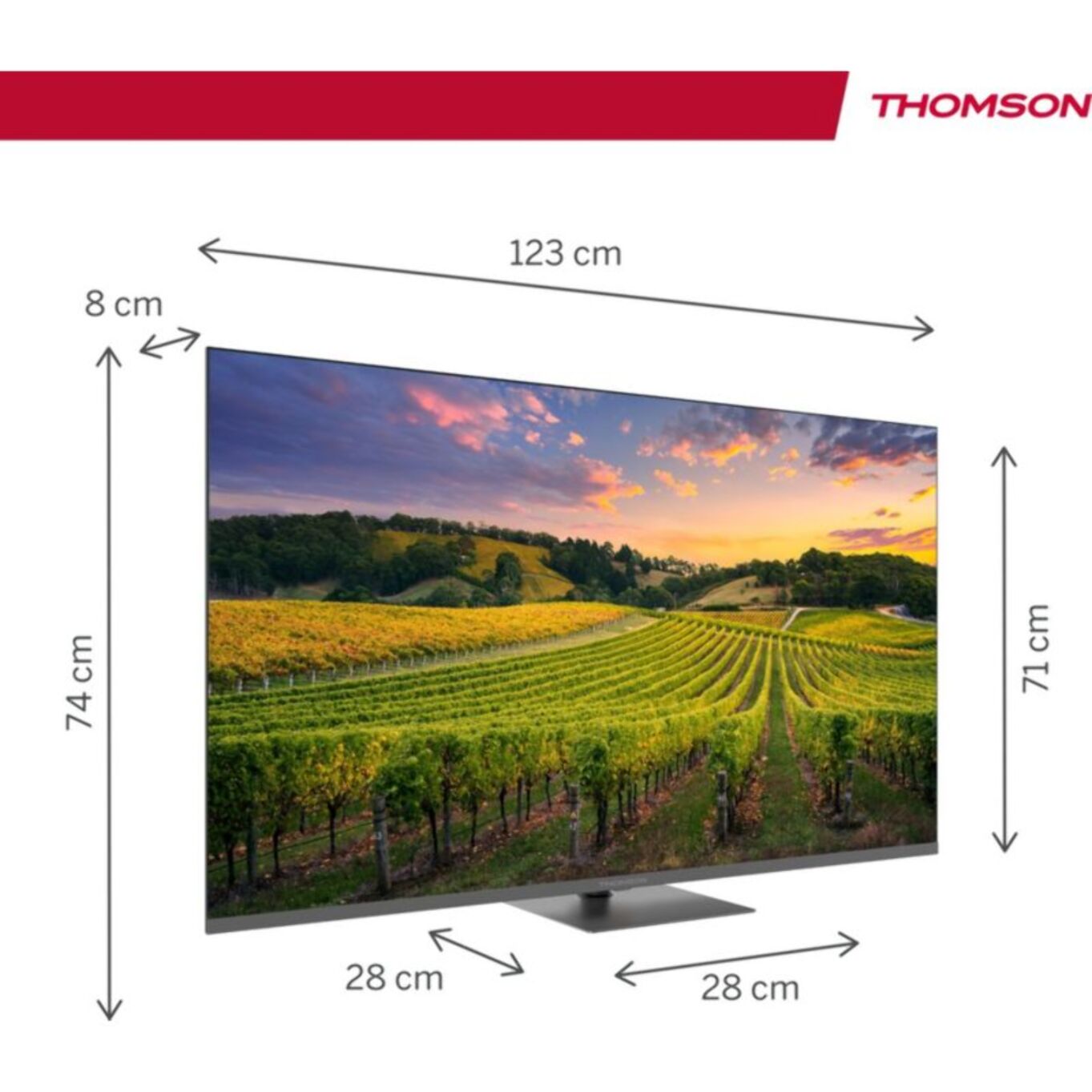 TV QLED THOMSON 55QG5C14 2024