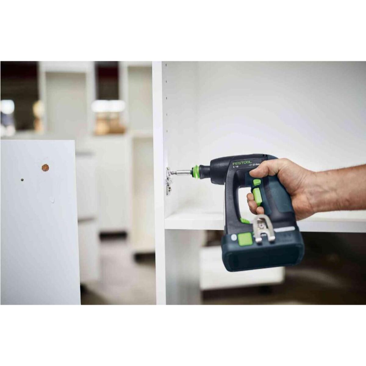 Perceuse-visseuse sans fil C 18 HPC 4,0 I-Plus - FESTOOL - avec 2 batteries 18V 4.0Ah - chargeur - Systainer - 576435