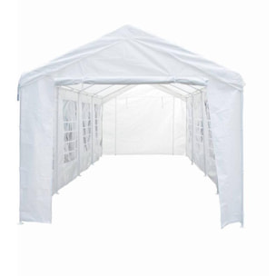 Tente de réception ''Celia'' en polyéthylène - 25.81 m² - 890 x 290 x 270/200 cm