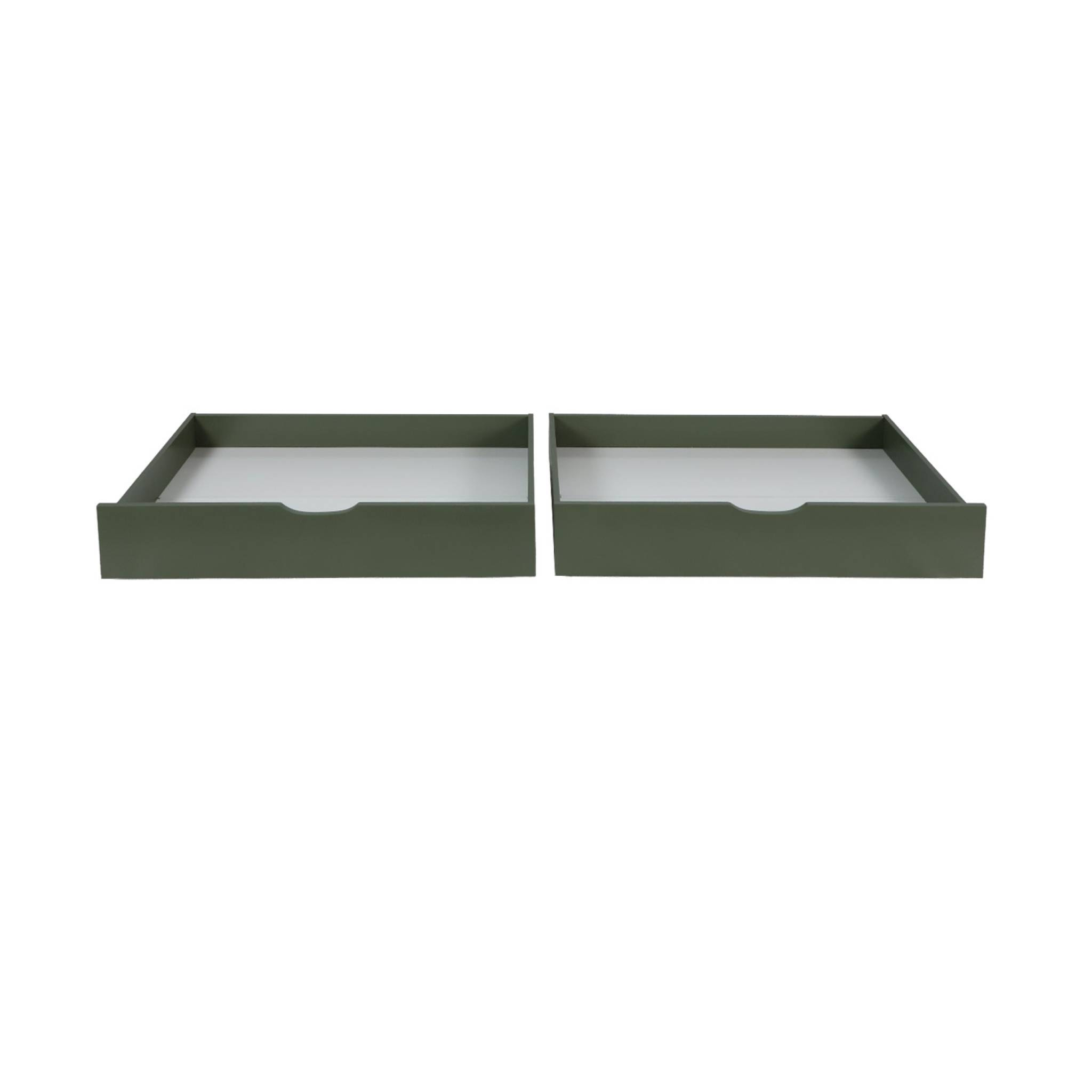 Tiroir lit enfant bois de pin (lot de 2) TIROIR RANGEMENT DE LIT X2
