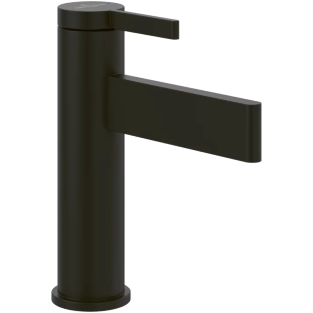 Mitigeur lavabo droit Dawn sans tirette Noir mat