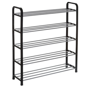 Range-chaussures métal x16 noir /gris