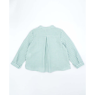 CAMISA CUADRO VICHY VERDE