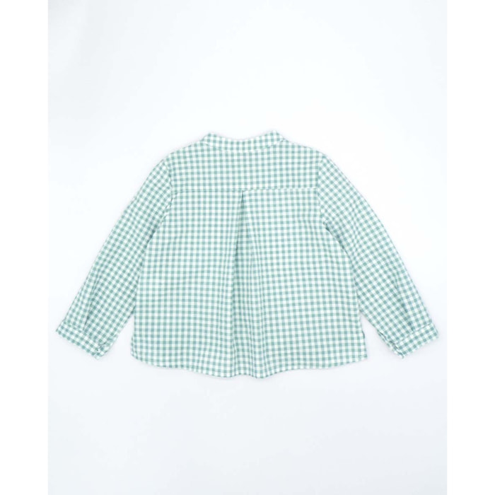 CAMISA CUADRO VICHY VERDE
