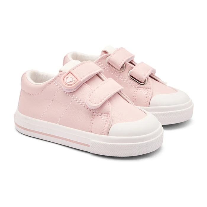 Sneakers per neonati con punta larga e design accattivante