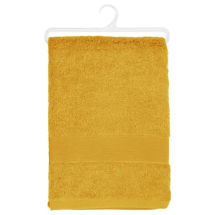 Drap de bain "Essentiel" - coton 450 gr/m² - jaune moutarde 100x150 cm
