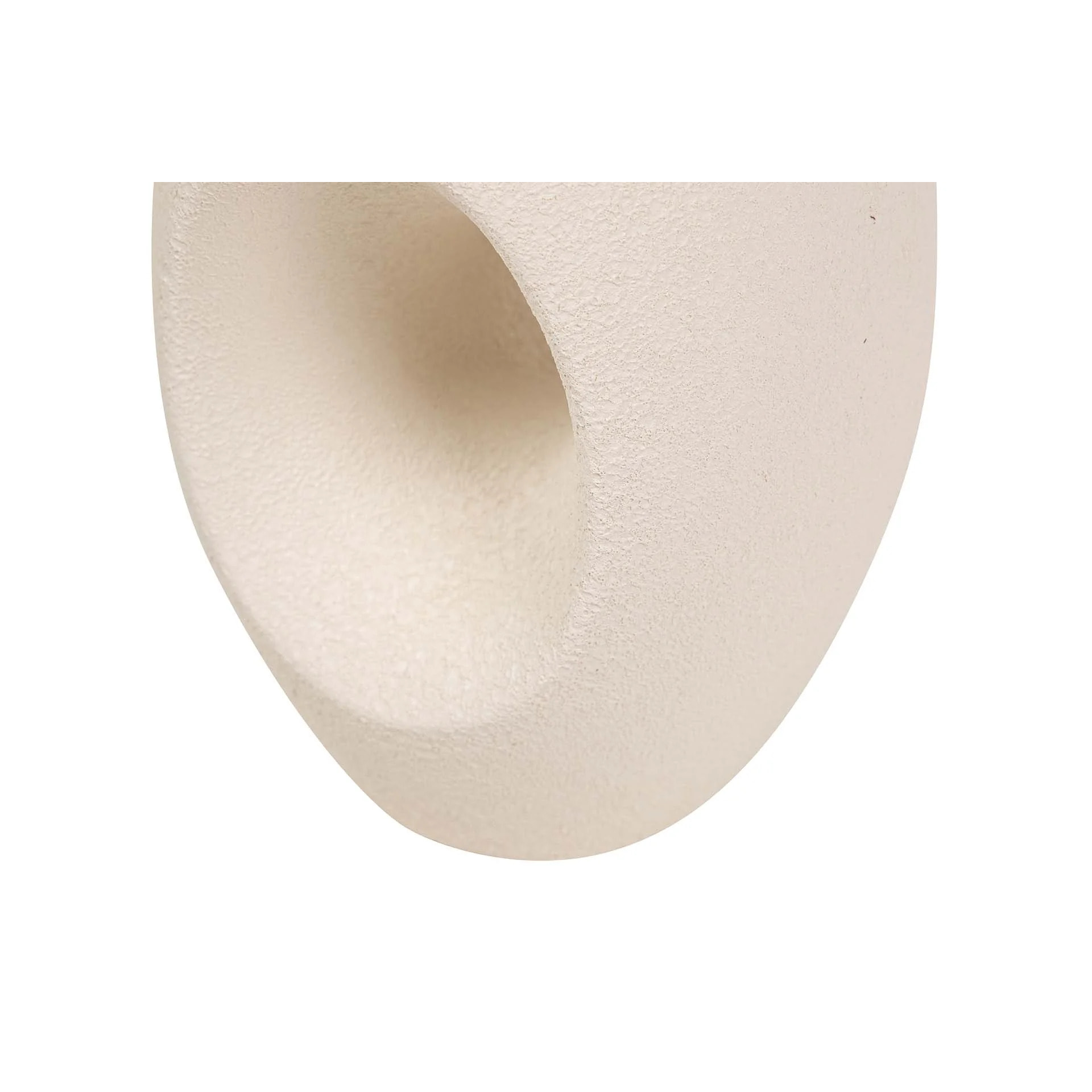 Florero Ceramica Beige 17x17x50 Cm