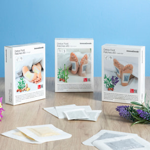 Parches Desintoxicantes para Pies Lavender InnovaGoods 10 Unidades