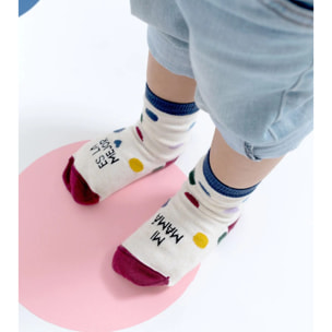 Mini calcetines "Mi mamá es la mejor" talla 23-26