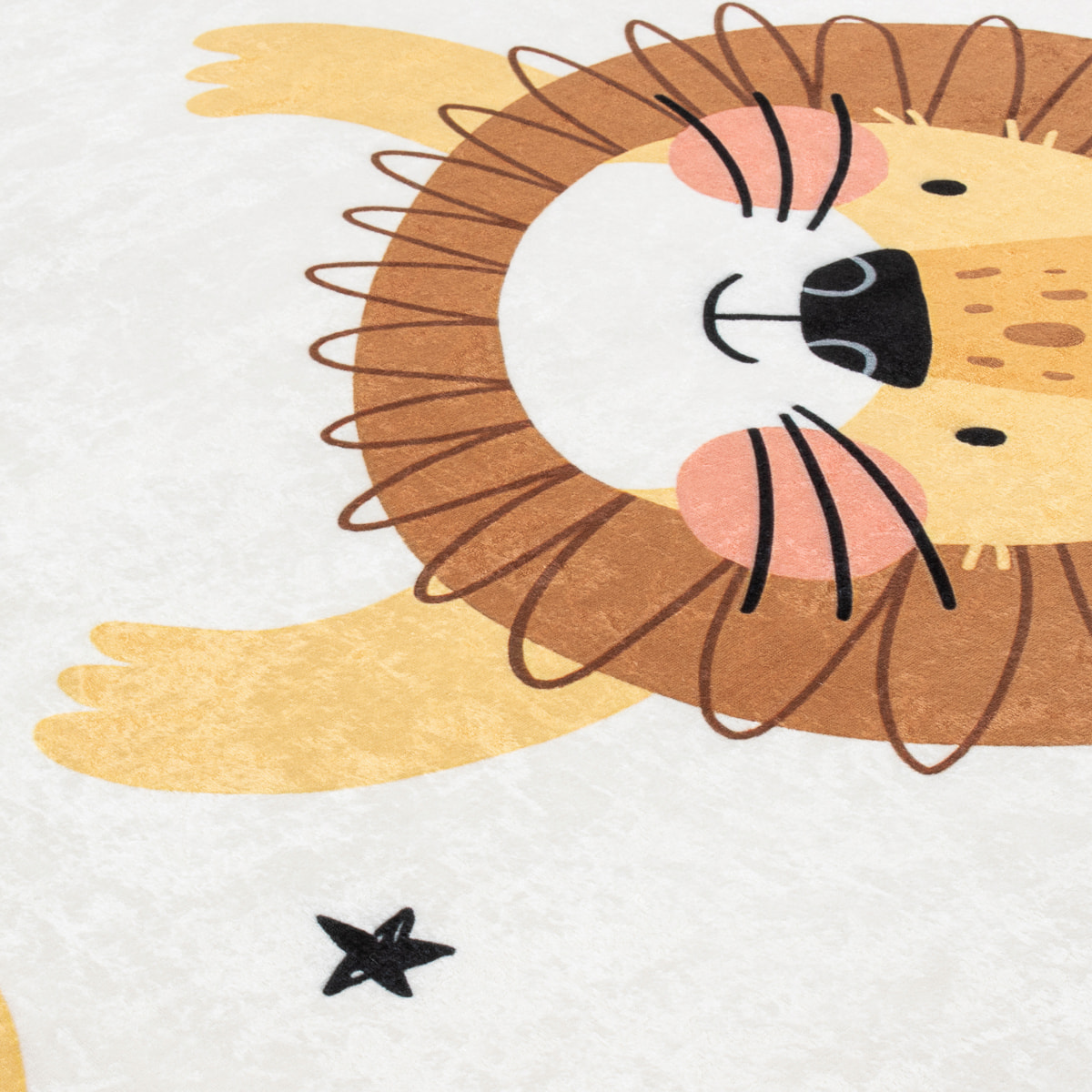 HAPPY - Tapis enfant motif Lion