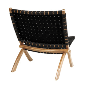 Fernando - fauteuil - en simili - Noir